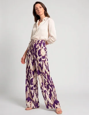 Pantalón relaxed damaia atelier palazzo para mujer