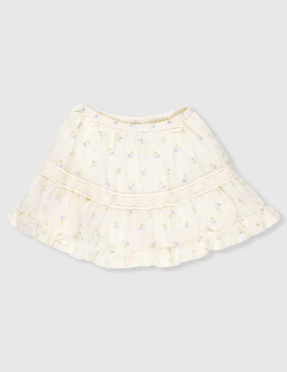 Falda old navy de algodón para niña