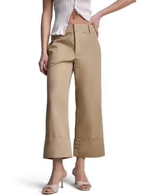 Pantalón capri BCBG amplio para mujer