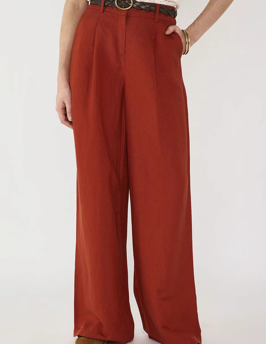 Pantalón relaxed Maison 123 amplio para mujer