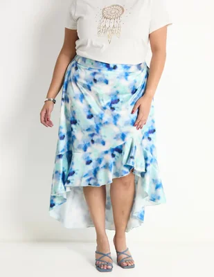 Falda larga The Pattern a la cintura