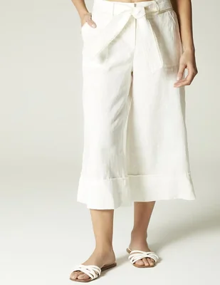 Pantalón coulotte Studio F amplio para mujer