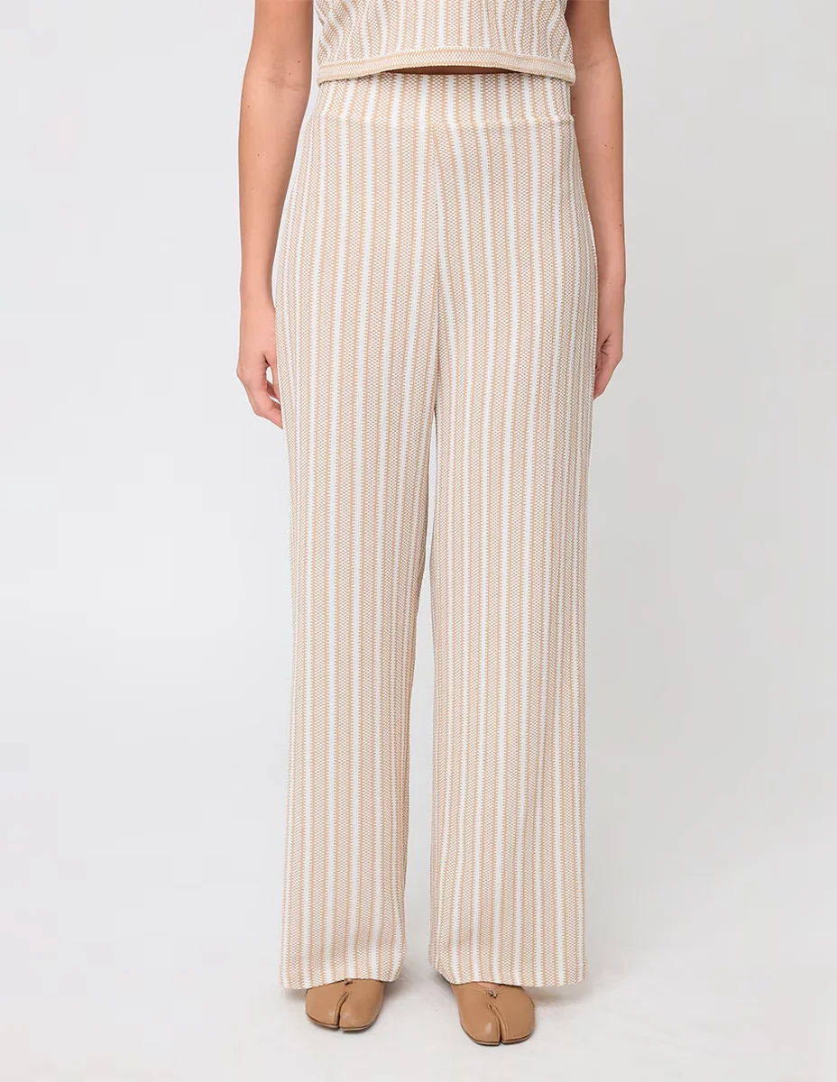 Pantalón relaxed Linea Pura recto para mujer
