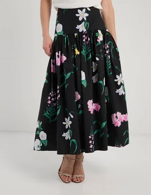 FALDA ANN TAYLOR 840641 ALGODÓN