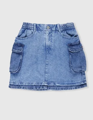 Falda Tommy de algodón para niña