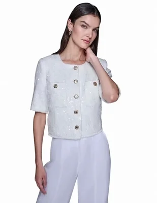 Saco casual Karl Lagerfeld Paris para mujer