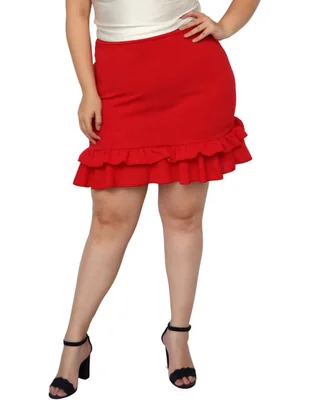 Falda crop Roman Fashion a la cintura