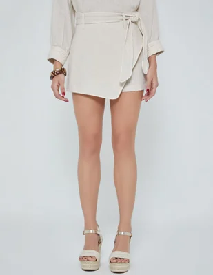 Falda short Studio F a la cintura