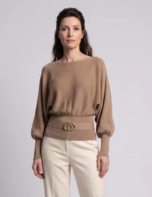Suéter davinchy cuello redondo para mujer