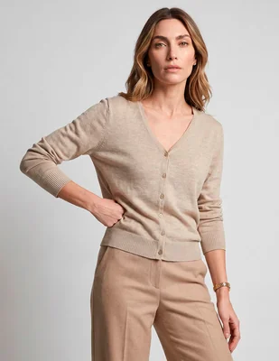 Suéter nonna mia cuello v para mujer