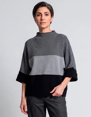 Suéter davinchy cuello alto para mujer