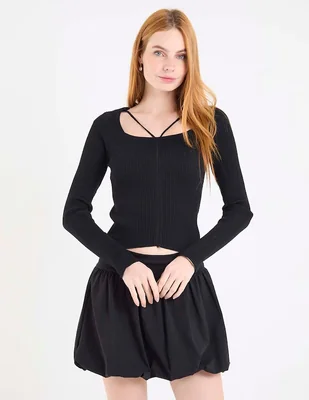 Suéter Biography cuello con escote para mujer