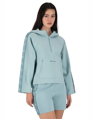 Sudadera con capucha y bolsa champion para mujer