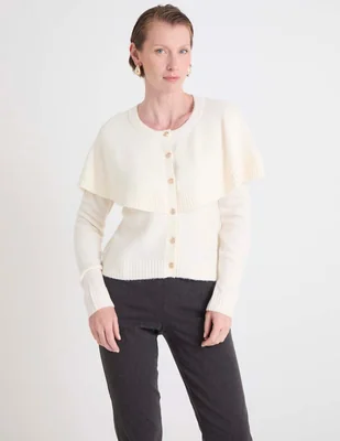 Suéter Talbots cuello redondo para mujer