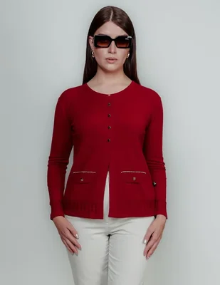 Suéter Zuio cuello redondo para mujer