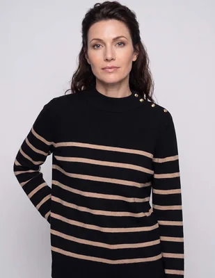 Suéter davinchy cuello alto para mujer