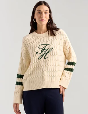 Suéter Tommy Hilfiger cuello redondo para mujer