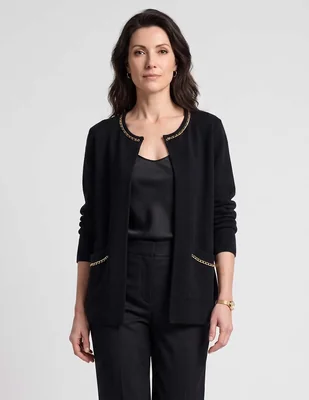 Suéter davinchy cuello abierto para mujer