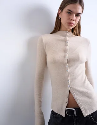 Suéter Topshop cuello redondo para mujer