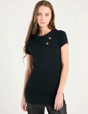 Suéter Hollister cuello asimétrico para mujer