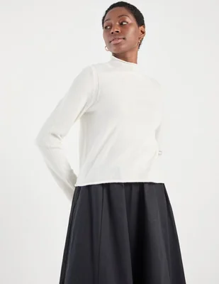 Suéter Topshop cuello alto para mujer