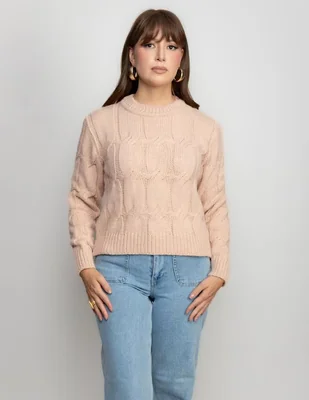 Suéter Zuio cuello redondo para mujer