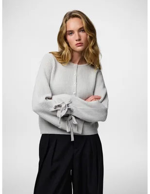 Suéter pieces cuello redondo para mujer