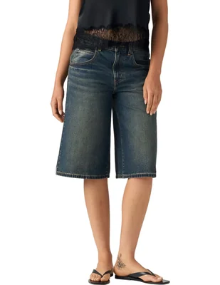 Short levi strauss de algodón para mujer