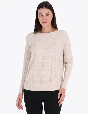 Suéter Charme cuello redondo para mujer