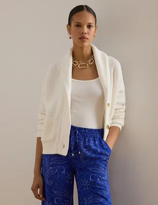 Suéter Lauren Ralph Lauren cuello solapa para mujer