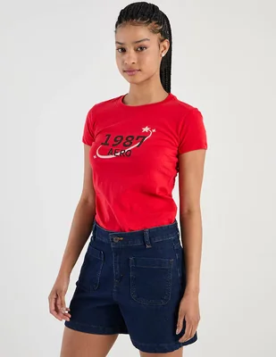 Short Aéropostale de mezclilla para mujer