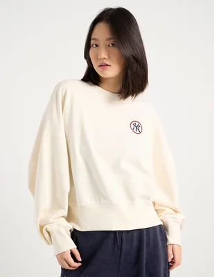 Suéter mlb cuello redondo para mujer
