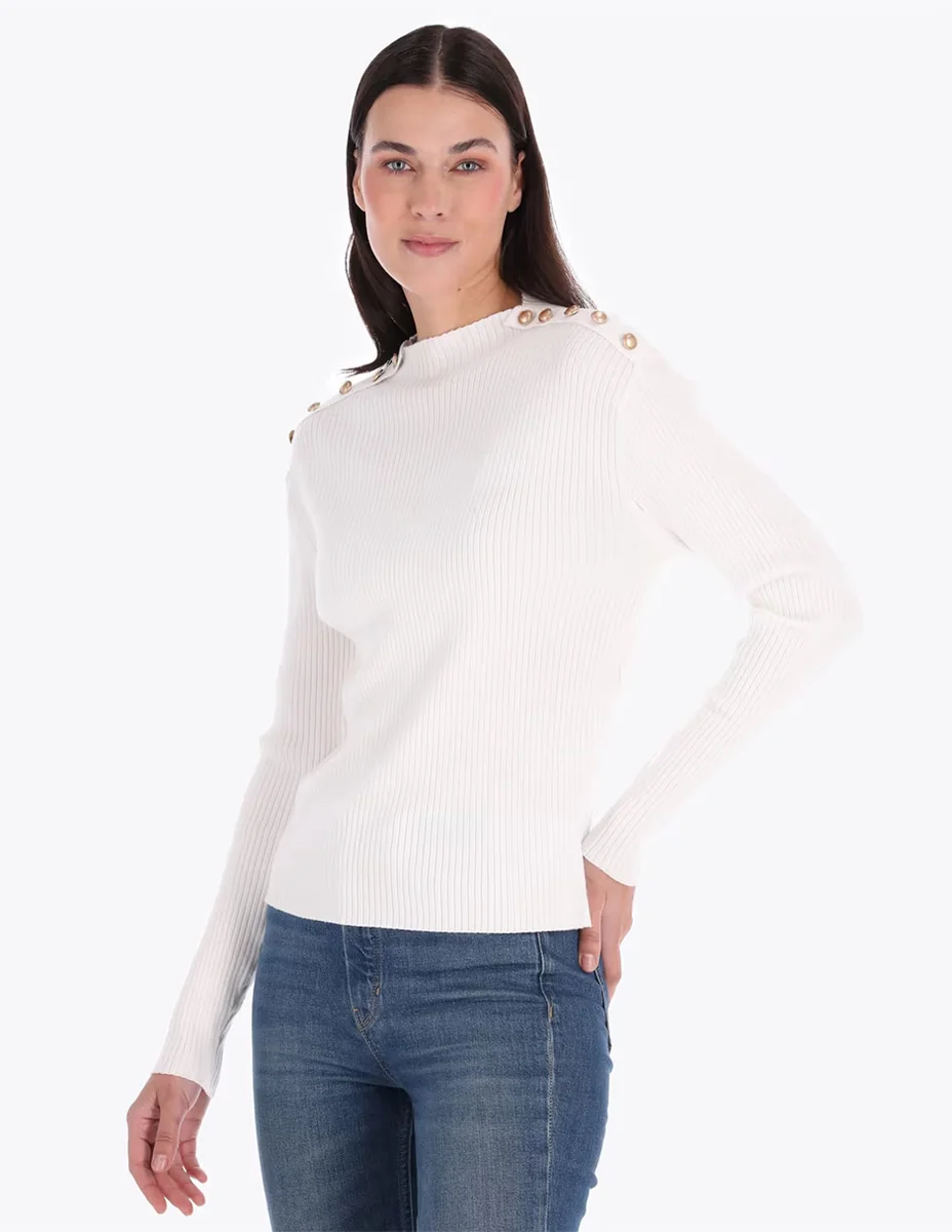 Suéter Charme cuello redondo para mujer