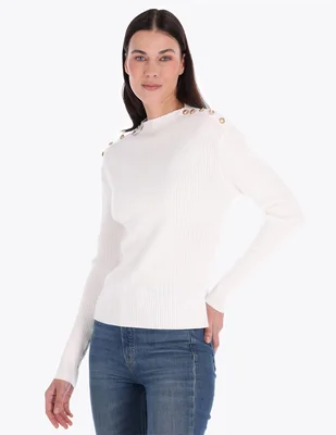Suéter Charme cuello redondo para mujer