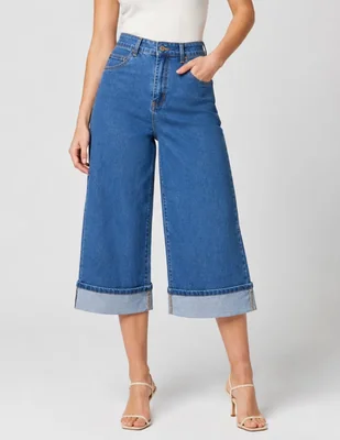 Short obs jeans de mezclilla para mujer