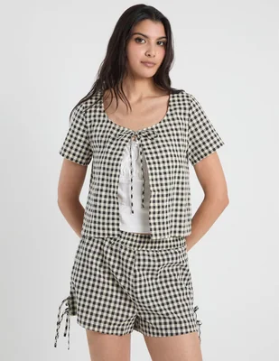 Short coffee bean para mujer