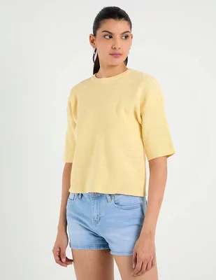 Short Coffee Bean de mezclilla para mujer