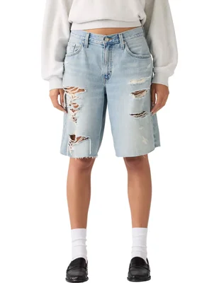 Short levi strauss de algodón para mujer