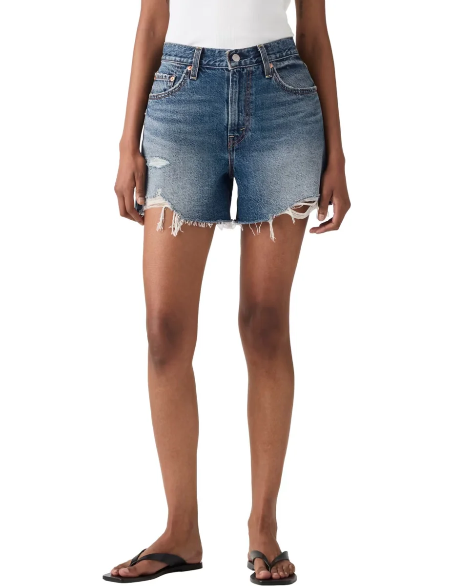 Short levi strauss de algodón para mujer