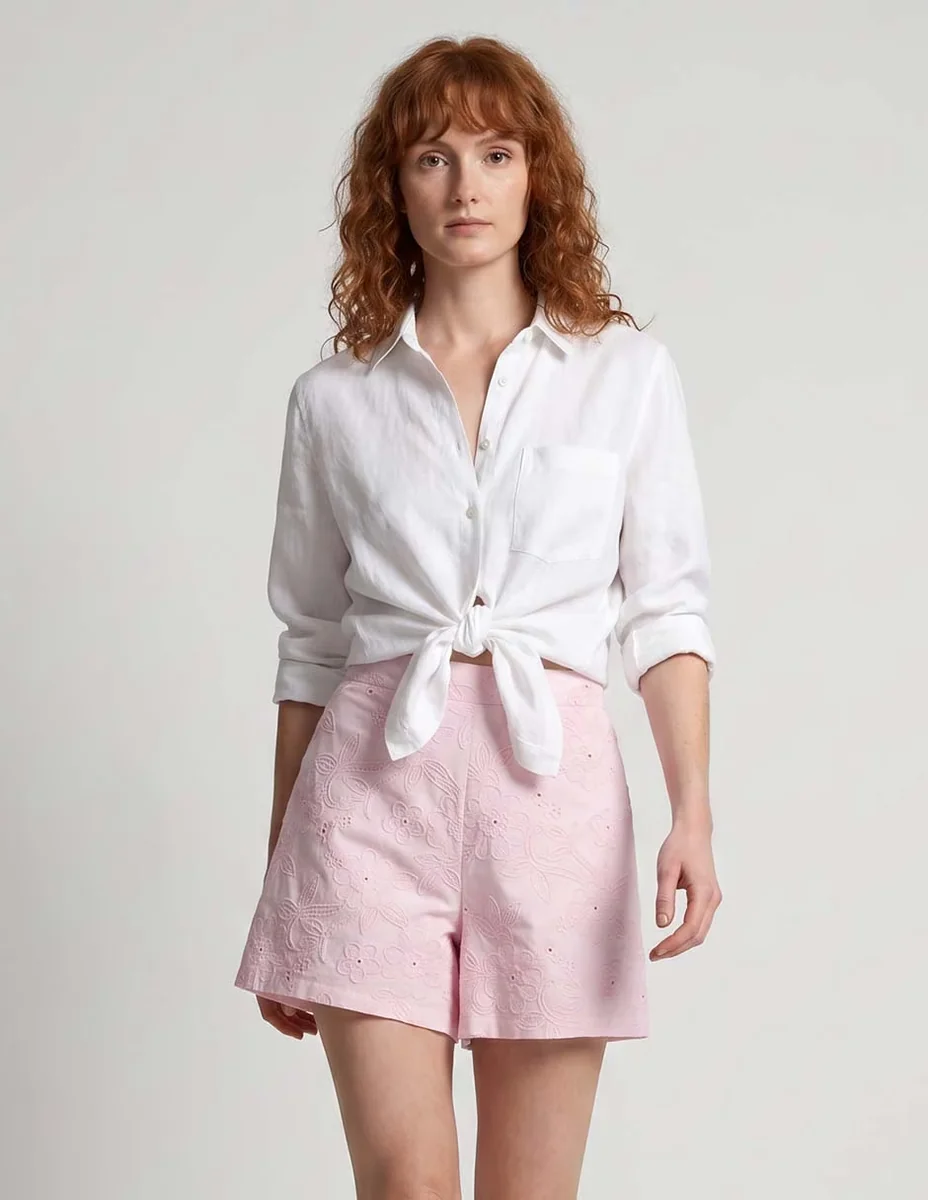 Short Pieces de algodón para mujer