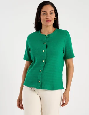 Suéter Damaia Atelier cuello redondo para mujer