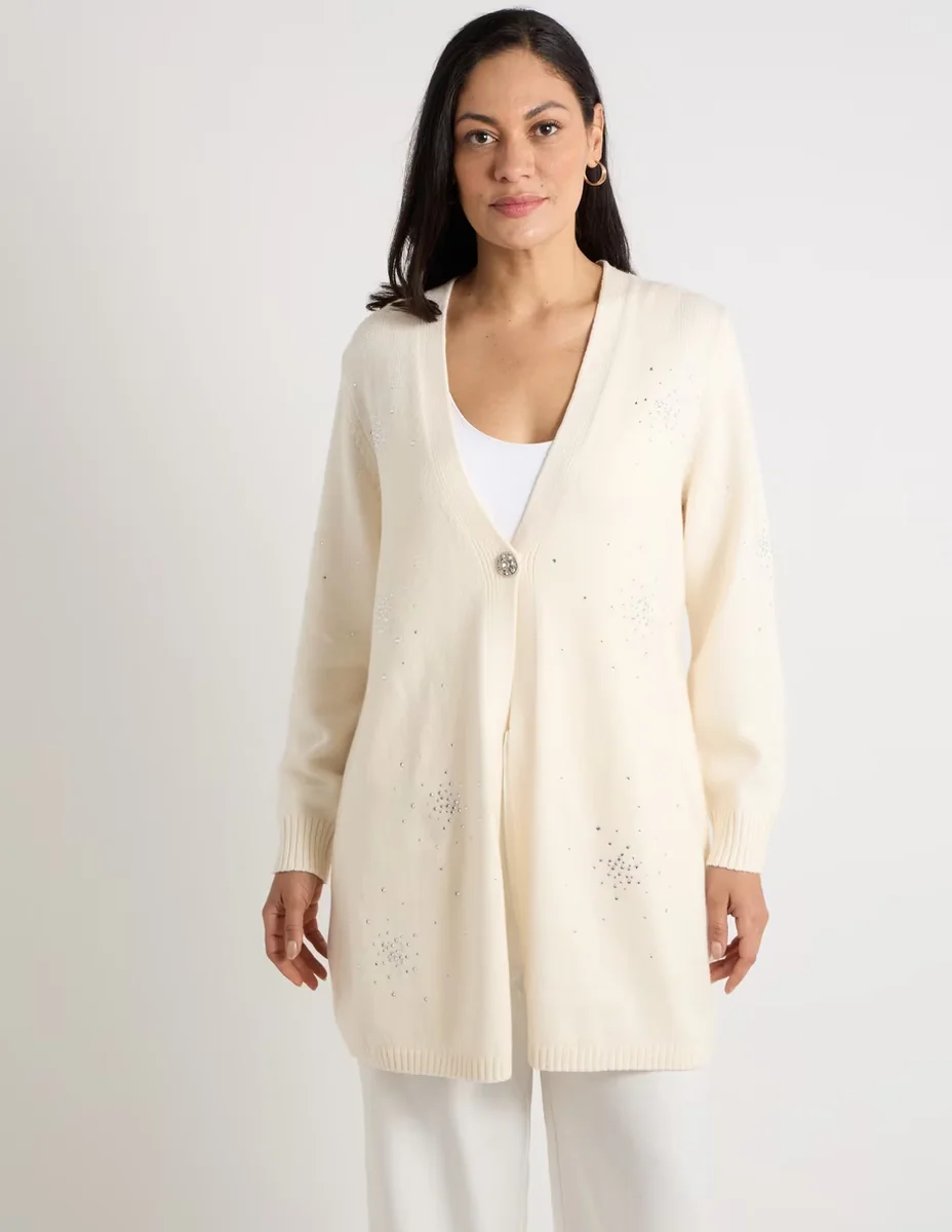 Suéter Chico's cuello v para mujer