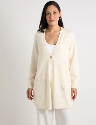 Suéter Chico's cuello v para mujer