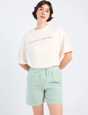 SHORT PIECES 17146657 ALGODÓN A RAYAS