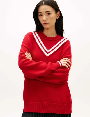 Suéter Tommy Hilfiger cuello redondo para mujer