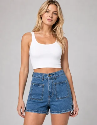 Short obs jeans de mezclilla para mujer