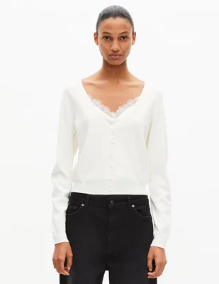 Suéter The Kooples cuello V para mujer