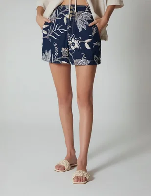 Short Studio F de algodón para mujer
