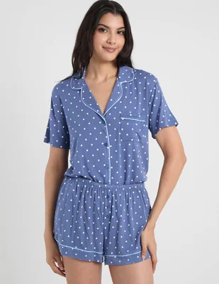 "short/bermuda" aerie "de" viscosa "para mujer"