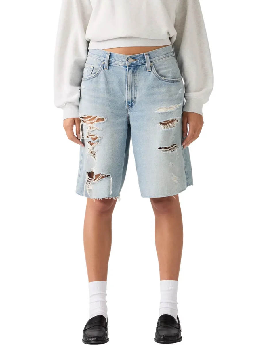 Short levi strauss de algodón para mujer